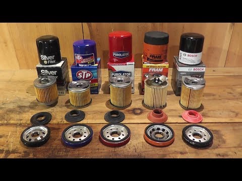 Budget + Cheap Oil Filter Comparison - Napa vs STP vs Purolator vs Fram vs Bosch